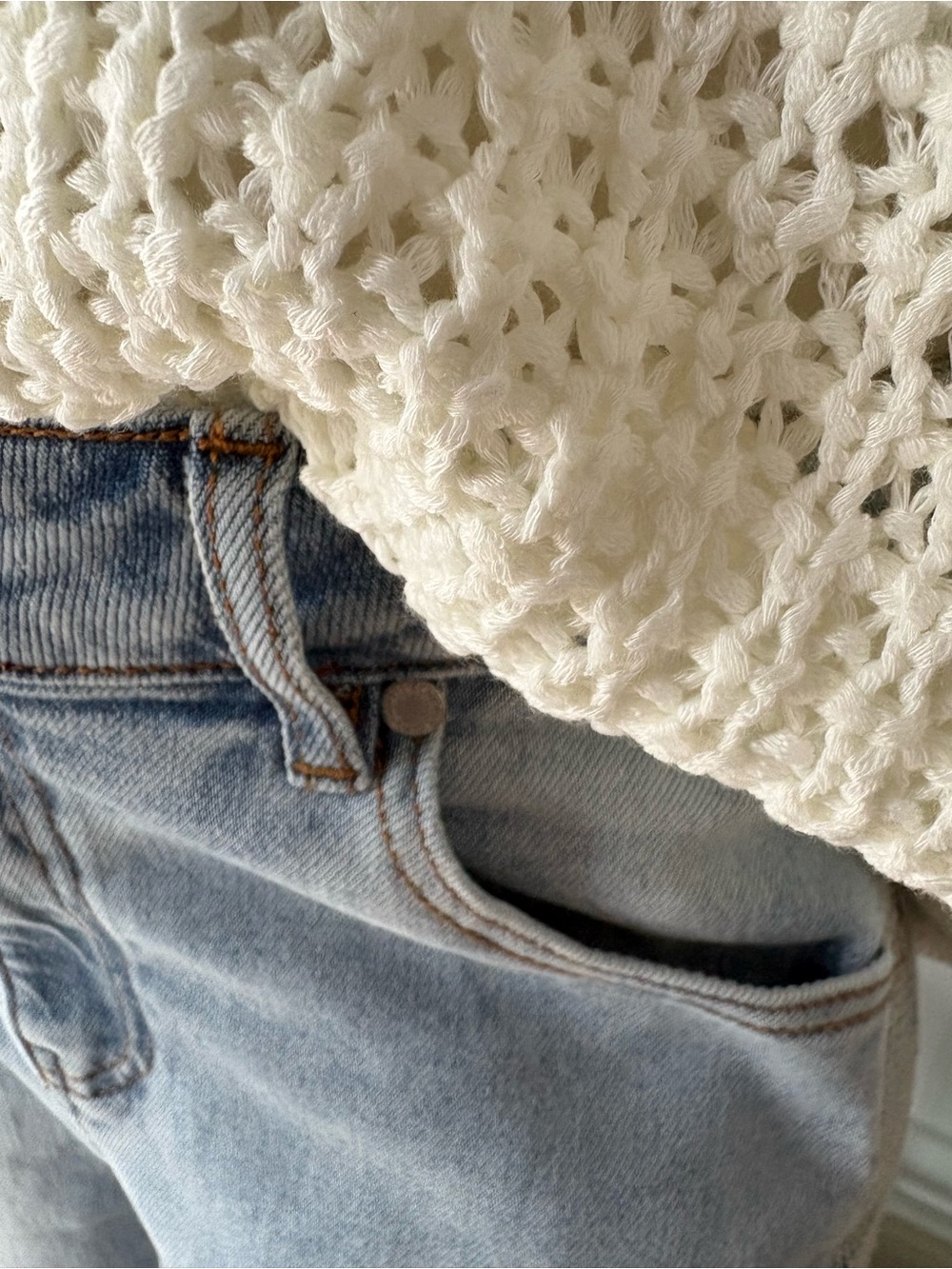 ESQUALO Light Blue Straight Leg Jeans - Picture 3 of 7